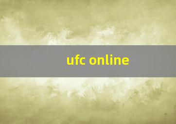 ufc online